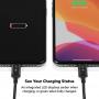 Belkin Boost charge smart usb-A Cable with Lightning Connector