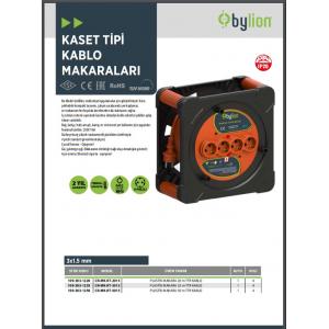 PLASTİK KASET MAKARA 20 m 3*1,5 MM2 TTR KABLO CR-MK-KT-2015