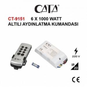 6x1000 W aydınlatma Kumandası 
