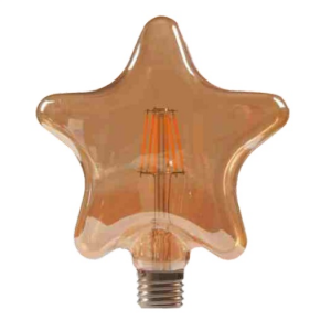 6W Rustik Ampul Günışığı  yıldız