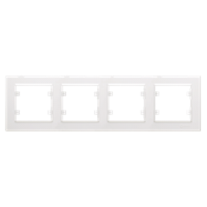 Dörtlü Dikey Karea Beyaz-Krem 