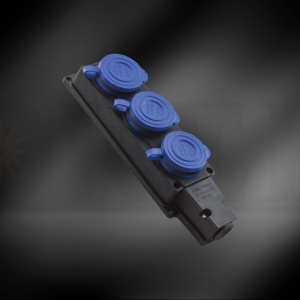 1*16 A 3 Lü Kauçuk Grup priz 