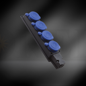 1*16 A 4 Lü Kauçuk grup priz 