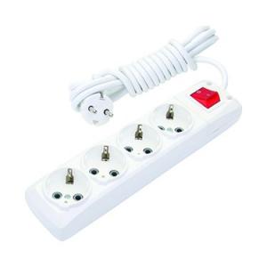 4 Lü Grup Priz Anahtarlı 2 m