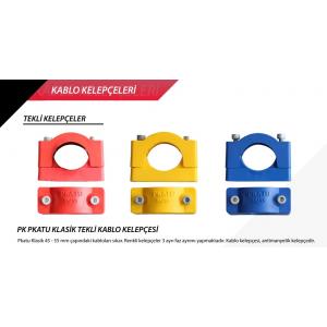 45-55 Klasik Kablo Tekli Kelepçesi (Renkli )