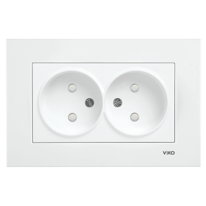 İkili Priz Çocuk  Korumalı 