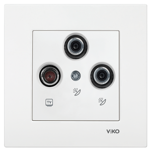 İkili Uydu Prizi (SAT-SAT-TV